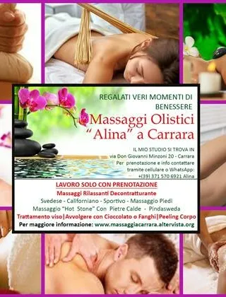 3715706921 - Studio Di Massaggi Olistici "Alina" A Carrara